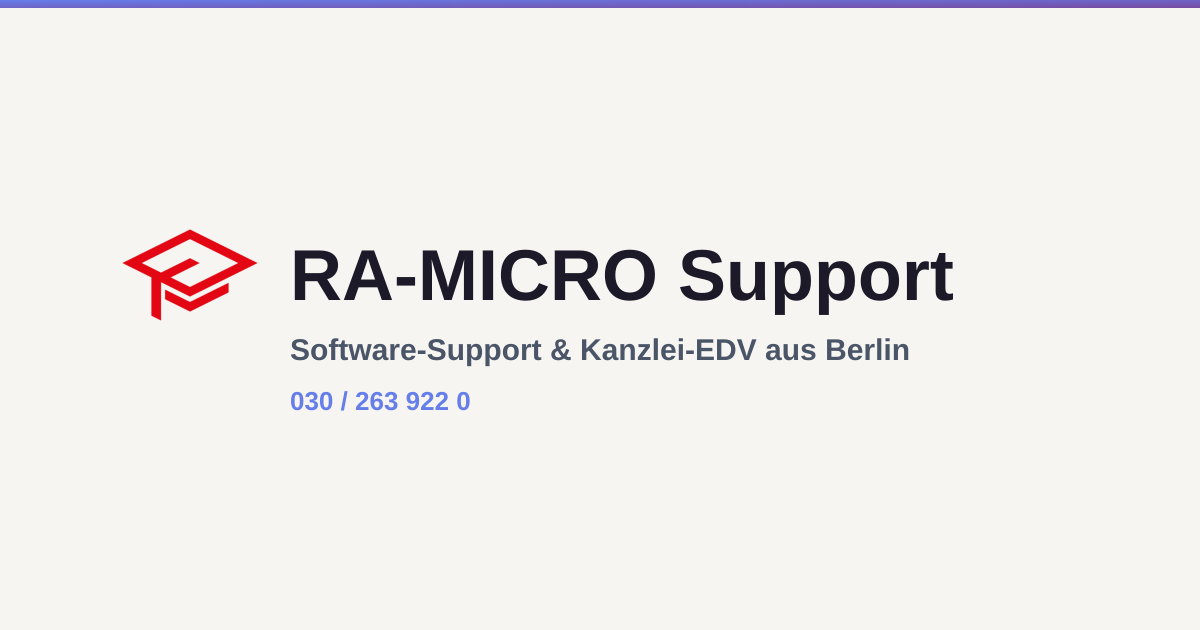 Micro Support Center RA-MICRO Fernwartung & Support | Schnelle Hilfe per Remote